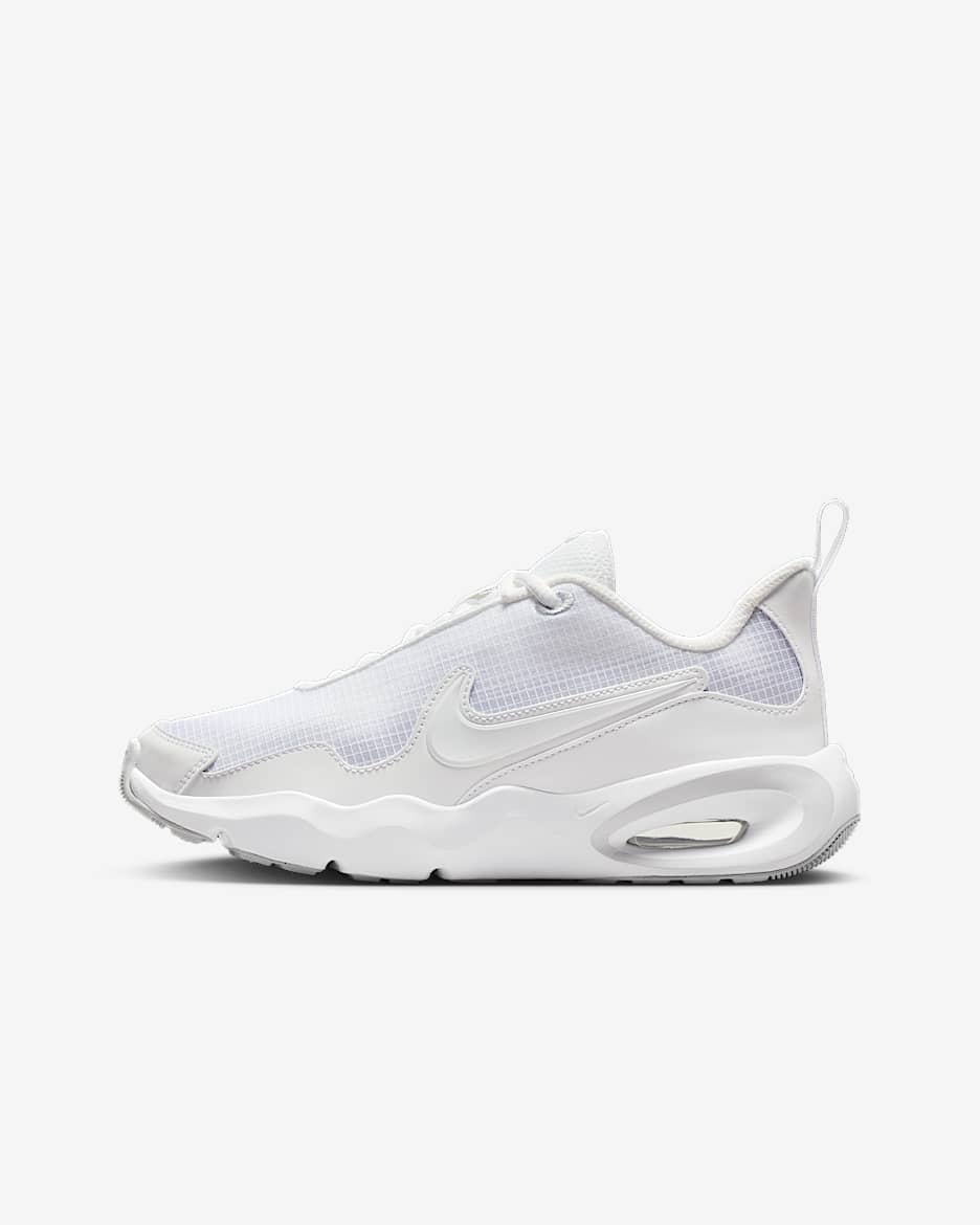 Nike Air Max Nova Big Kids' Shoes - White/Pure Platinum
