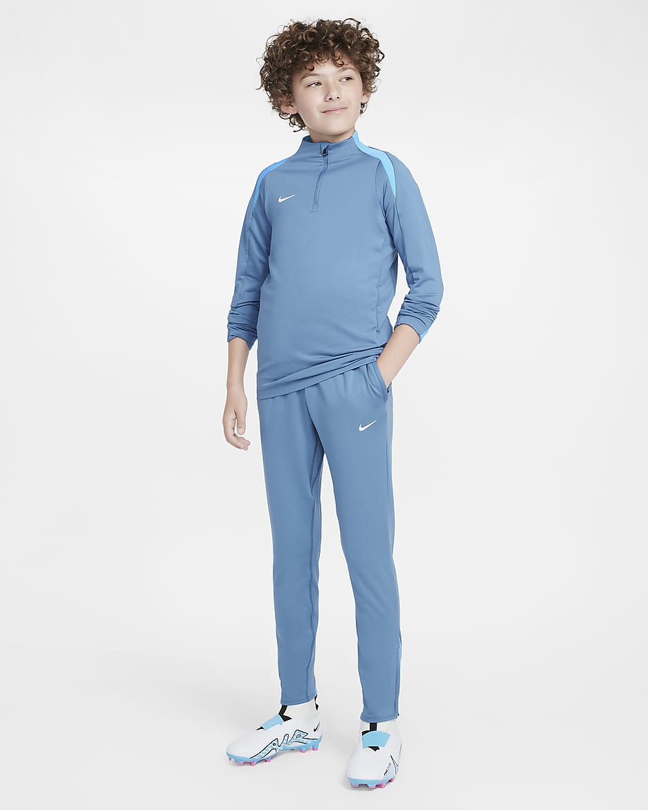 Nike Dri-FIT Strike Pantalón de fútbol - Niño/a - Aegean Storm/Aegean Storm/Baltic Blue/Blanco