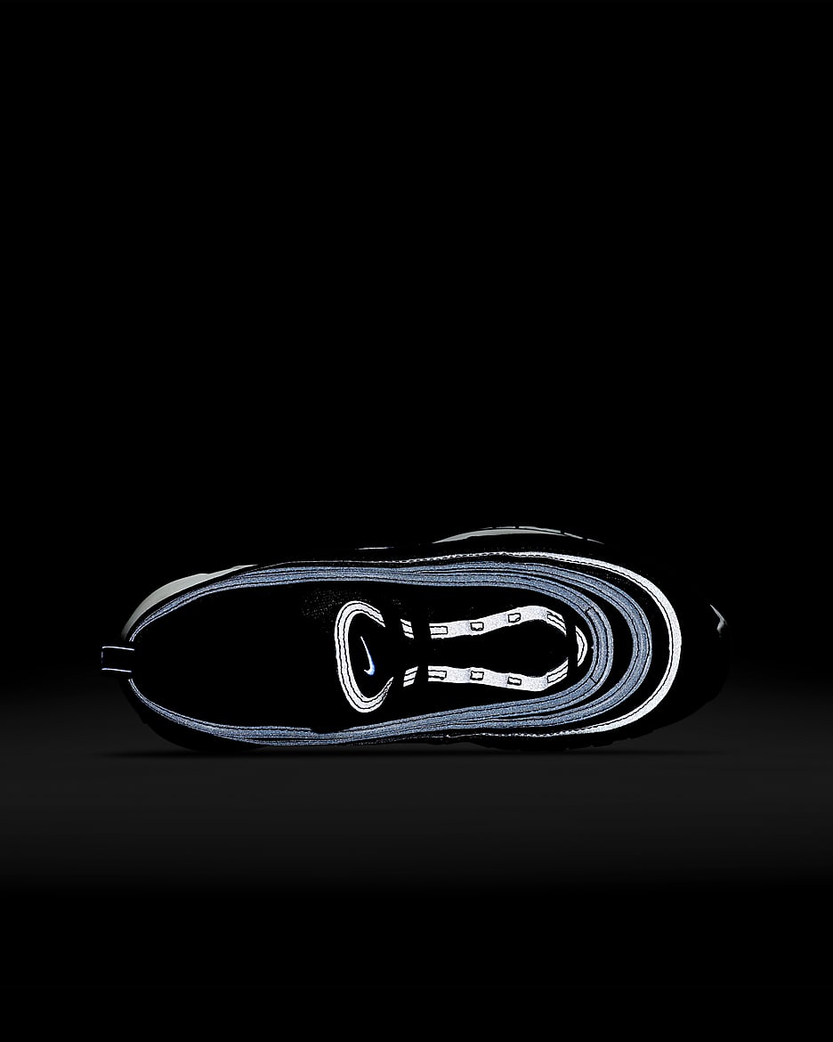 Chaussure Nike Air Max 97 pour ado - Noir/Blanc