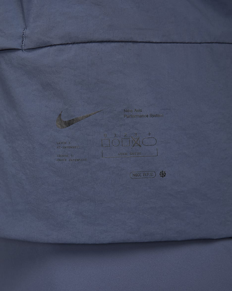 Ανδρικό ευέλικτο τζάκετ bomber Repel Nike A.P.S. - Thunder Blue/Μαύρο