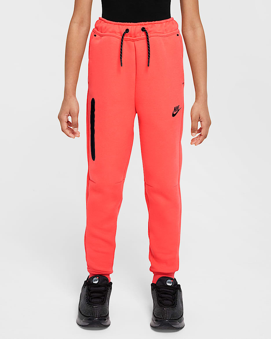 Nike Sportswear Tech Fleece Girls' Joggers - Magic Ember/Black/Black
