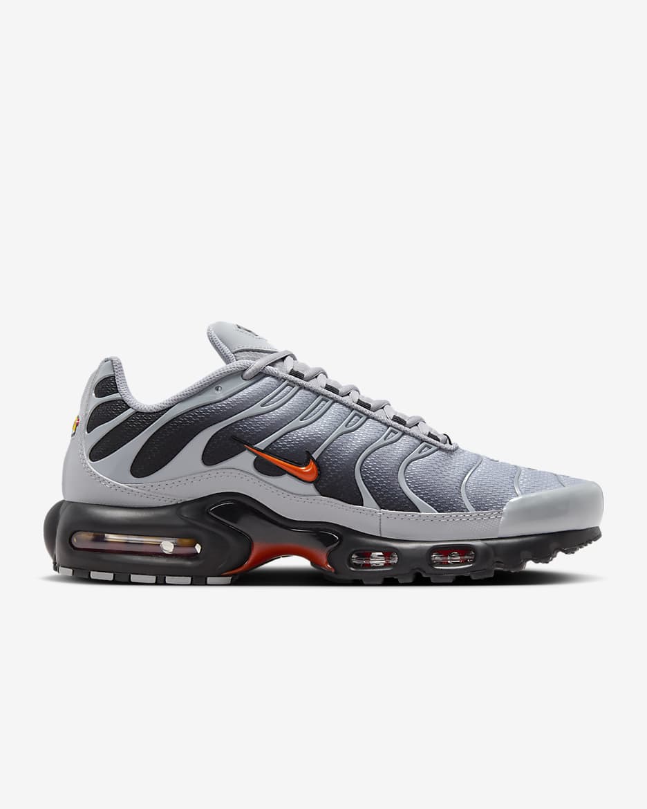 Nike Air Max Plus Men's Shoes - Wolf Grey/Black/White/Picante Red