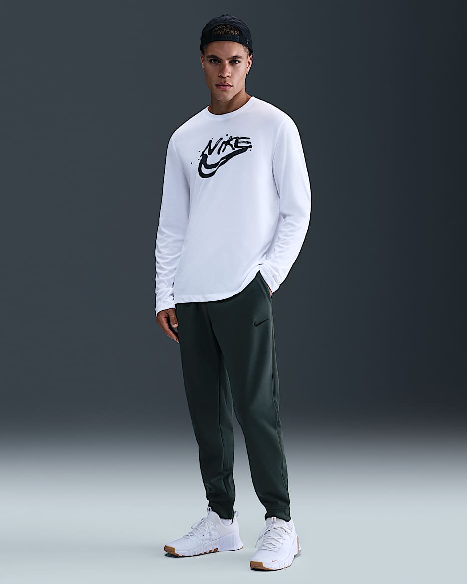 Nike Therma Pantalón de fitness entallado Therma-FIT - Hombre - Seaweed/Seaweed/Negro