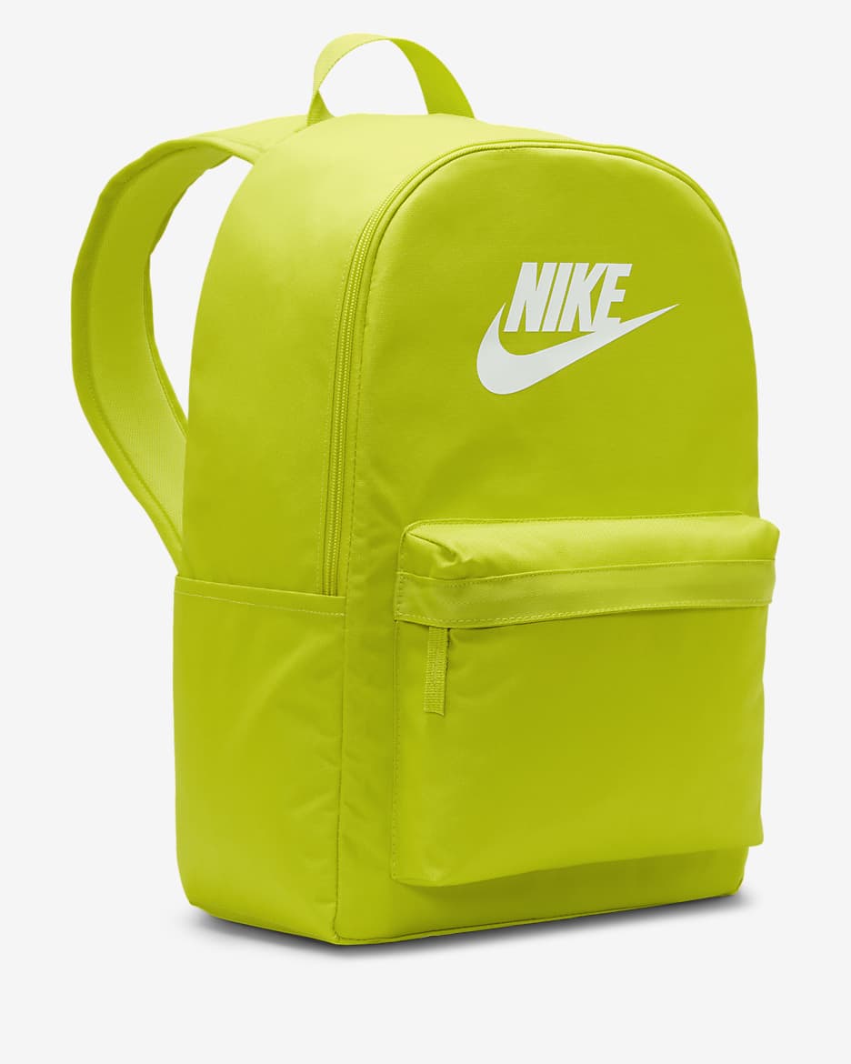 Nike Heritage Backpack (25L) - Bright Cactus/Bright Cactus/White