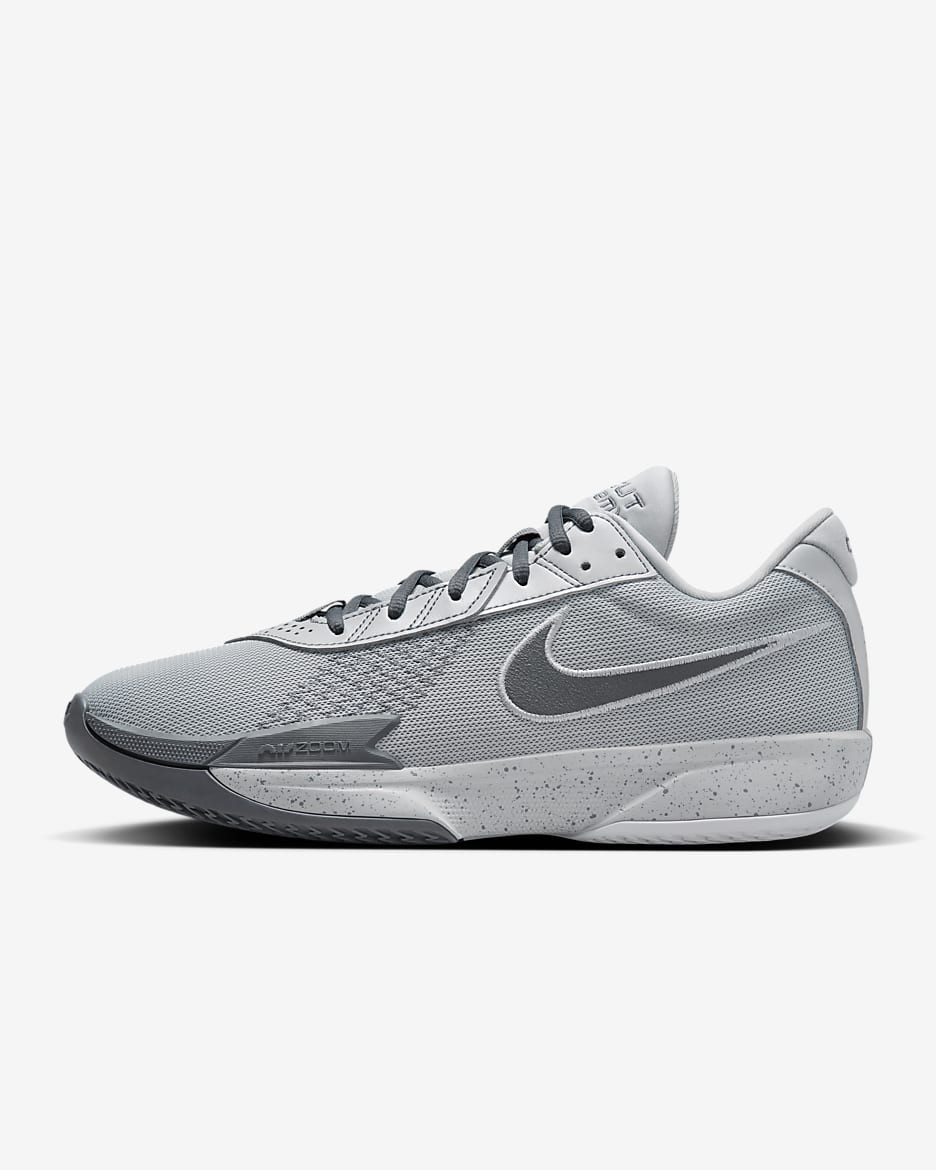 Nike G.T. Cut Academy EP Basketball Shoes - Light Smoke Grey/Dark Grey/Fierce Pink/Photon Dust