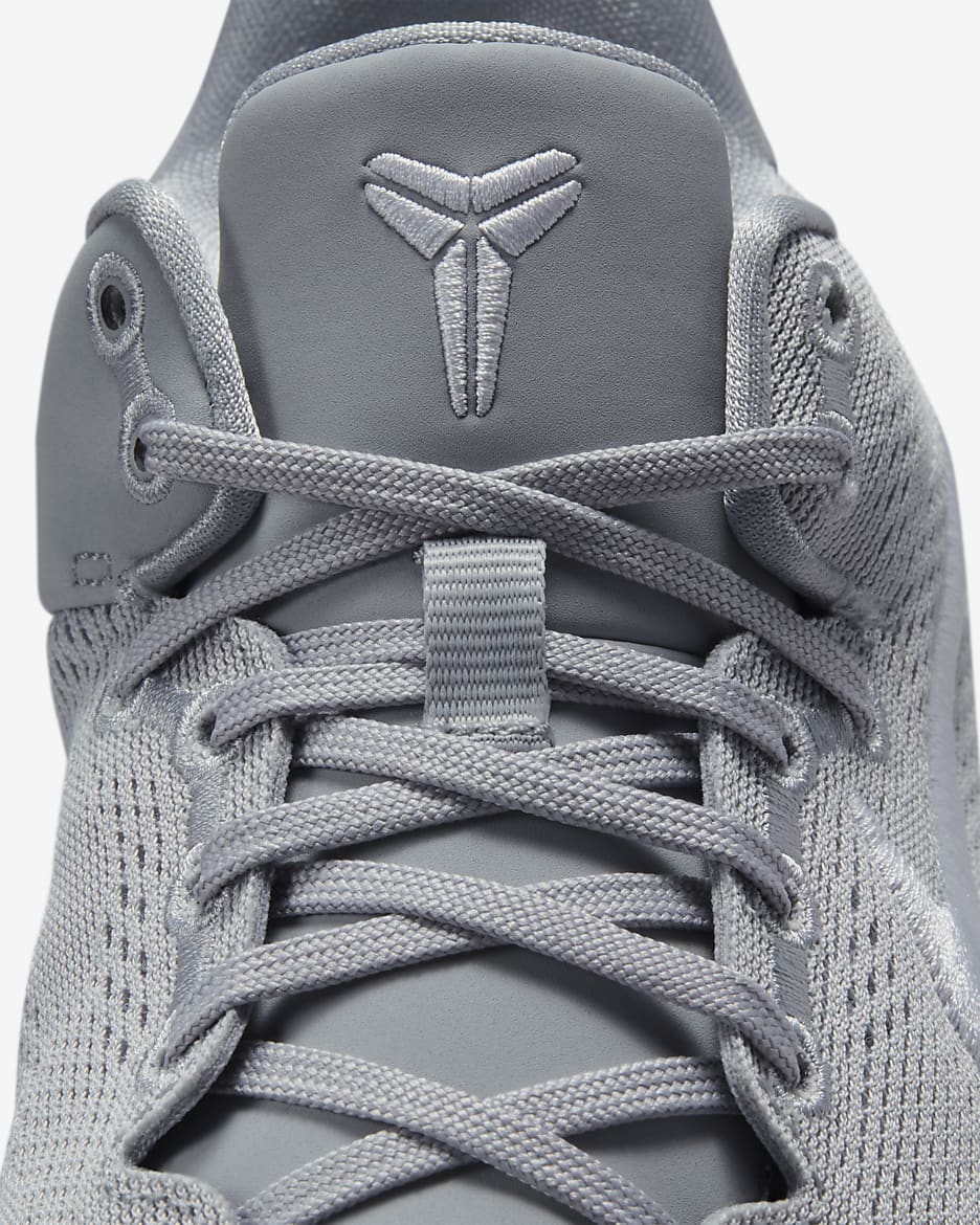 Kobe 8 Big Kids' Basketball Shoes - Wolf Grey/Wolf Grey/White