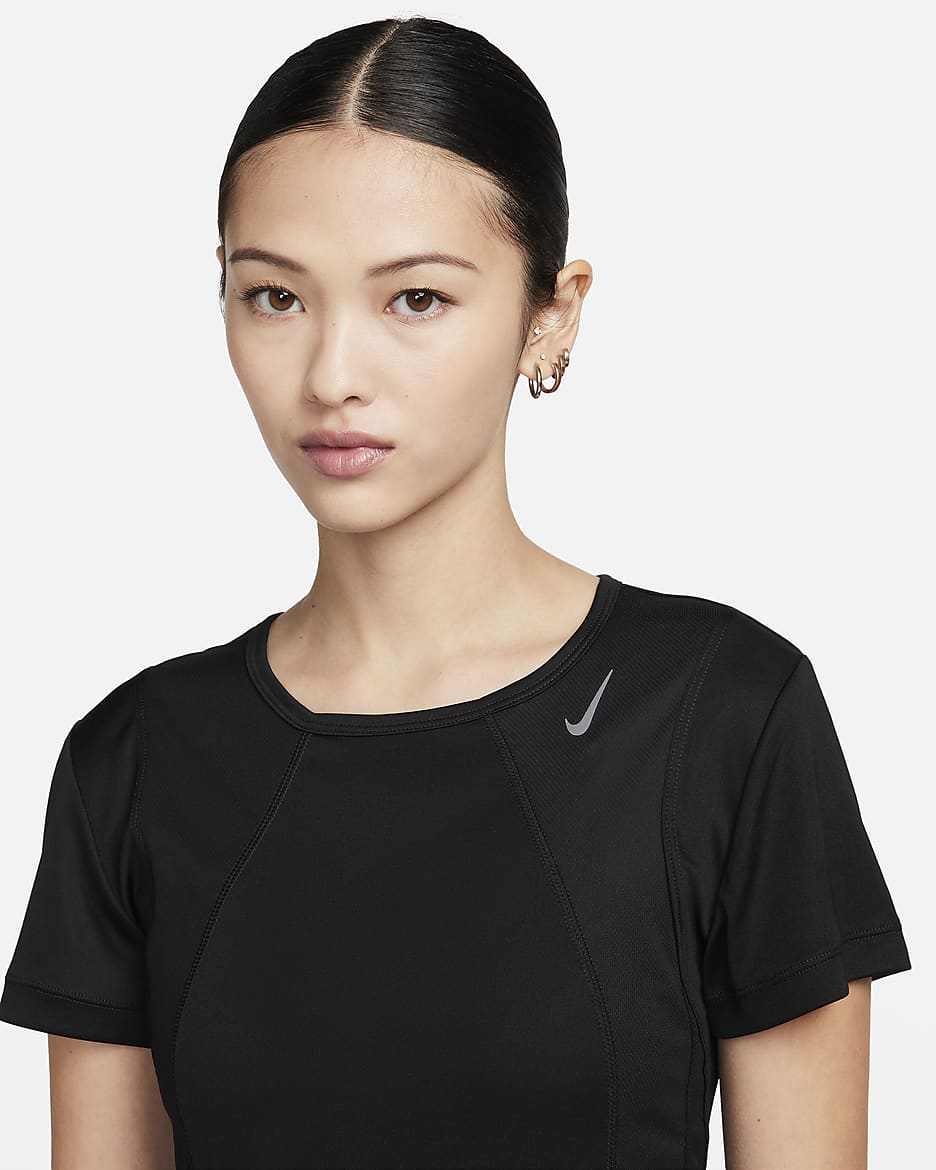 Nike Fast Women's Dri-FIT Short-Sleeve Running Top - Black