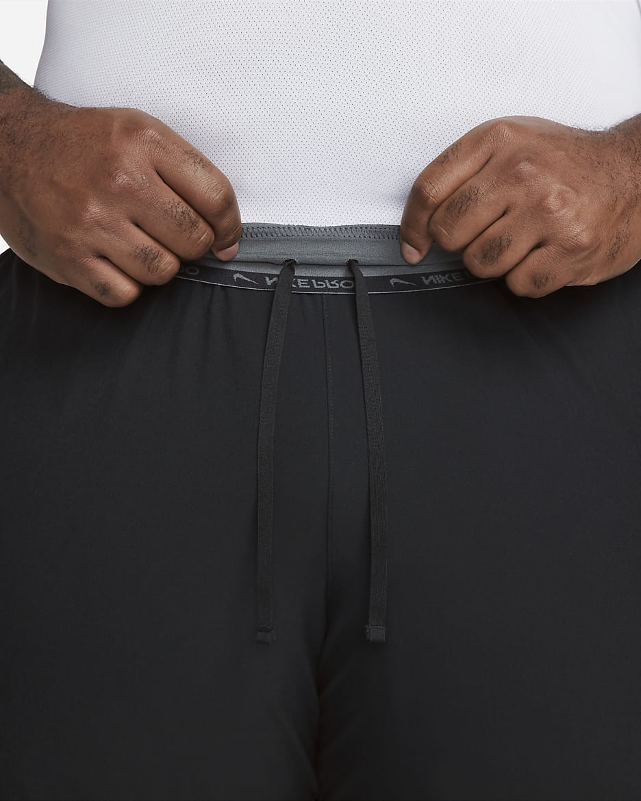 Nike Dri-FIT Flex Rep Pro Collection Pantalón corto de entrenamiento sin forro de 20 cm - Hombre - Negro/Iron Grey