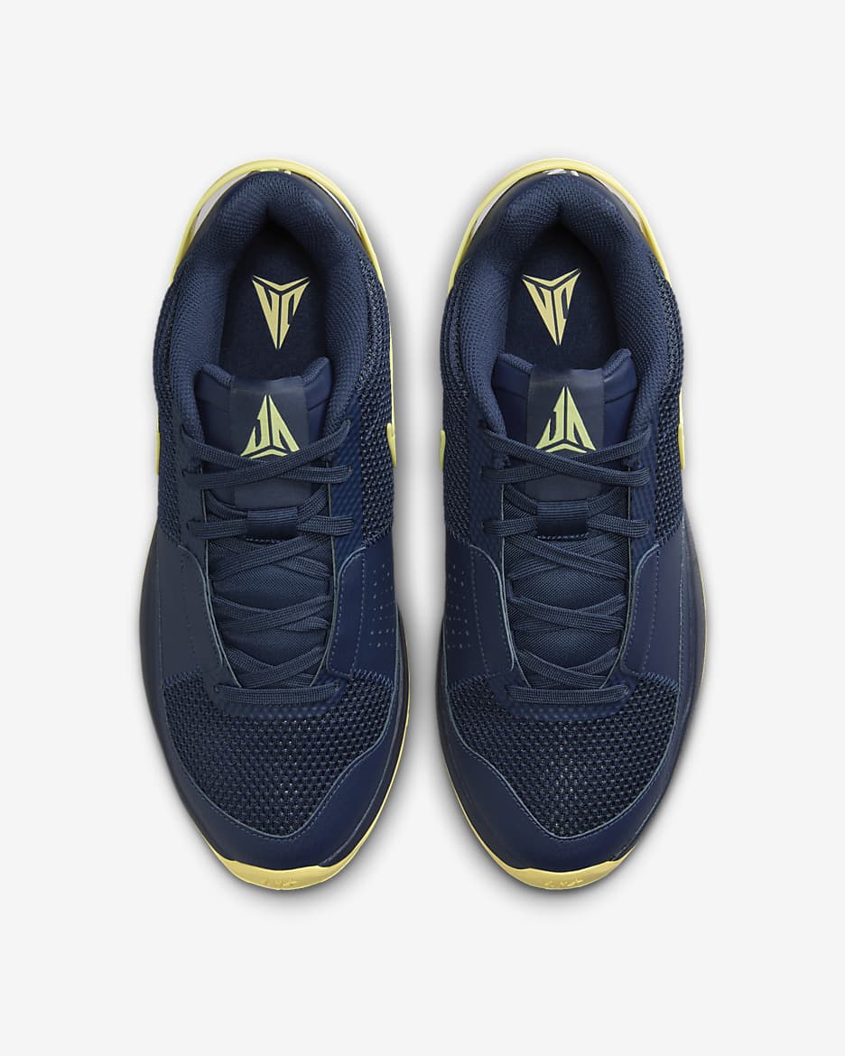 Ja 1 Basketball Shoes - Midnight Navy/Football Grey/Light Laser Orange