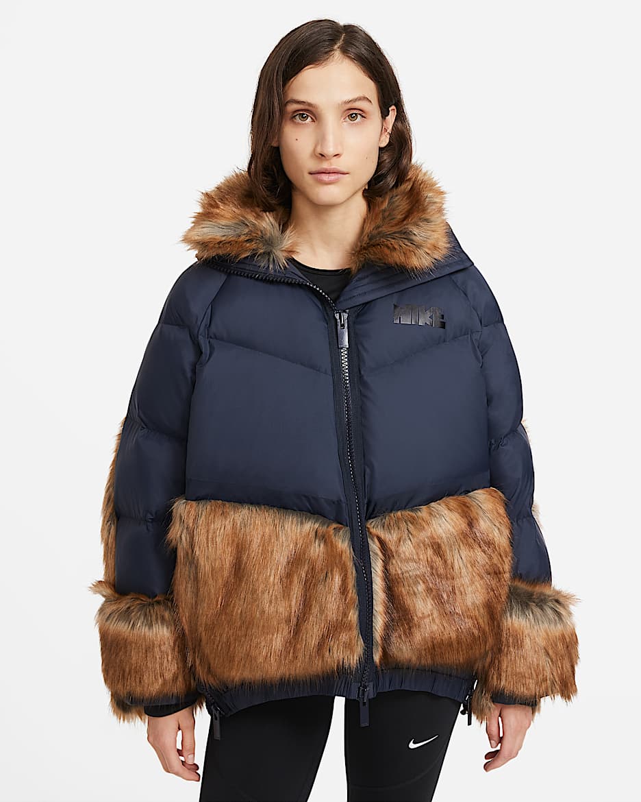 ナイキ x sacai ウィメンズパーカー - ダークオブシディアン
