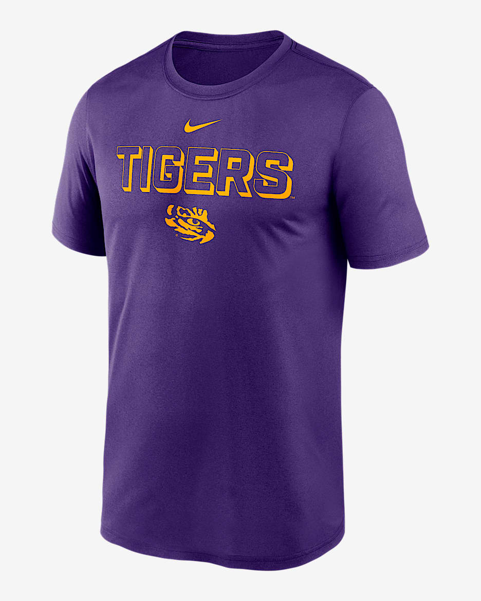 LSU Sideline Legend Men's Nike Dri-FIT College T-Shirt - Purple