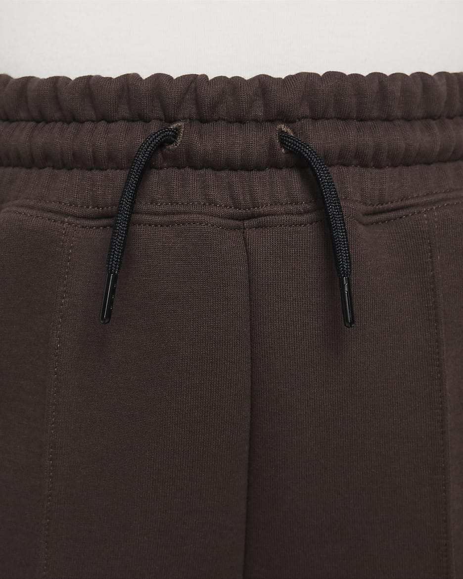 Nike Sportswear Tech Fleece szabadidőnadrág nagyobb gyerekeknek (lányok) - Baroque Brown/Fekete/Fekete