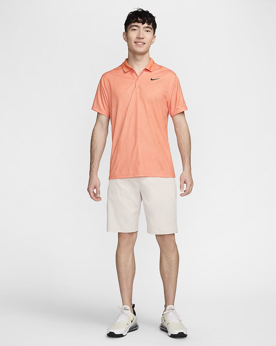 Nike Victory+ Men's Dri-FIT Golf Polo - Orange Trance/Orange Trance/Black