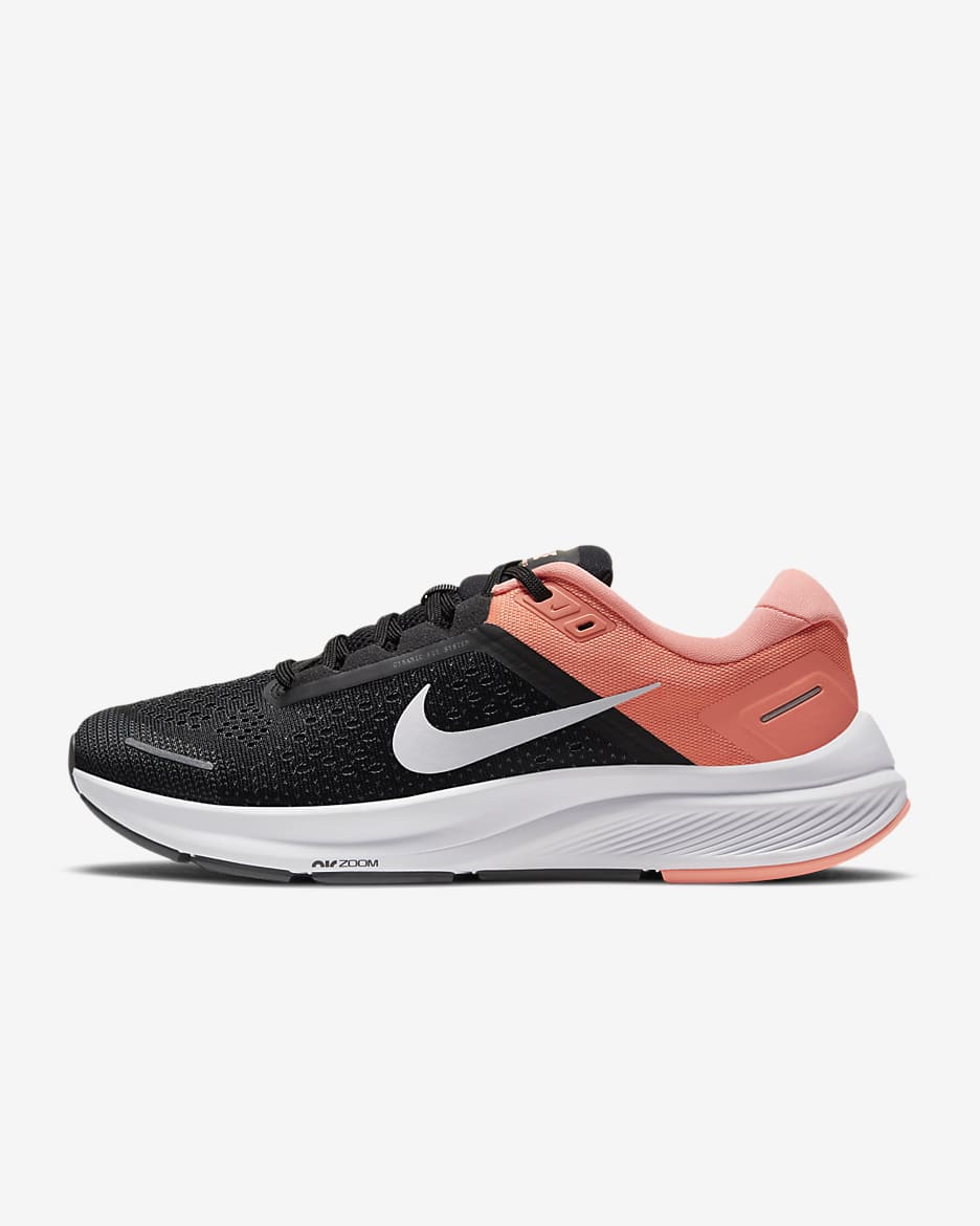 Nike Air Zoom Structure 23 Sabatilles de running de carretera - Dona - Negre/Crimson Pulse/Iron Grey/Blanc