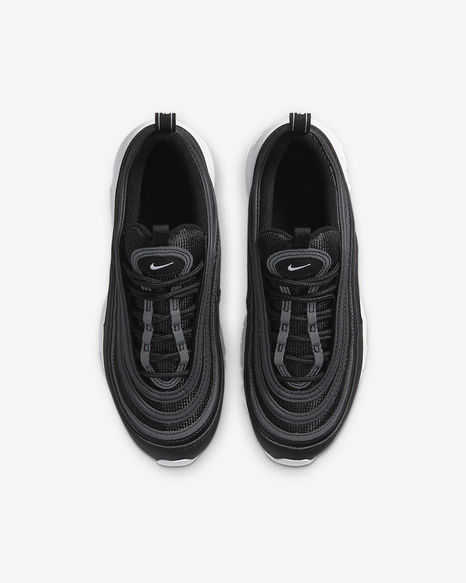 Chaussure Nike Air Max 97 pour ado - Noir/Blanc