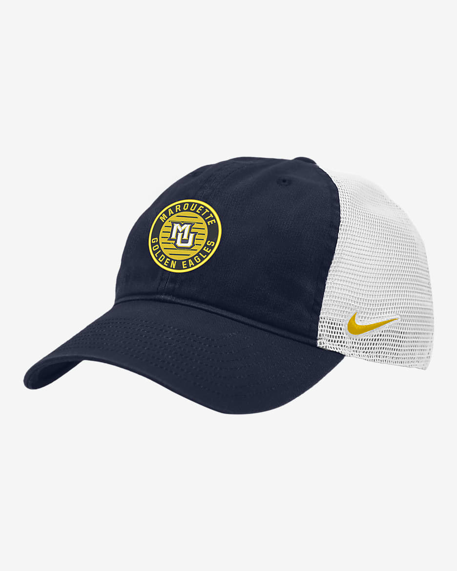 Marquette Heritage86 Nike College Trucker Hat - Navy