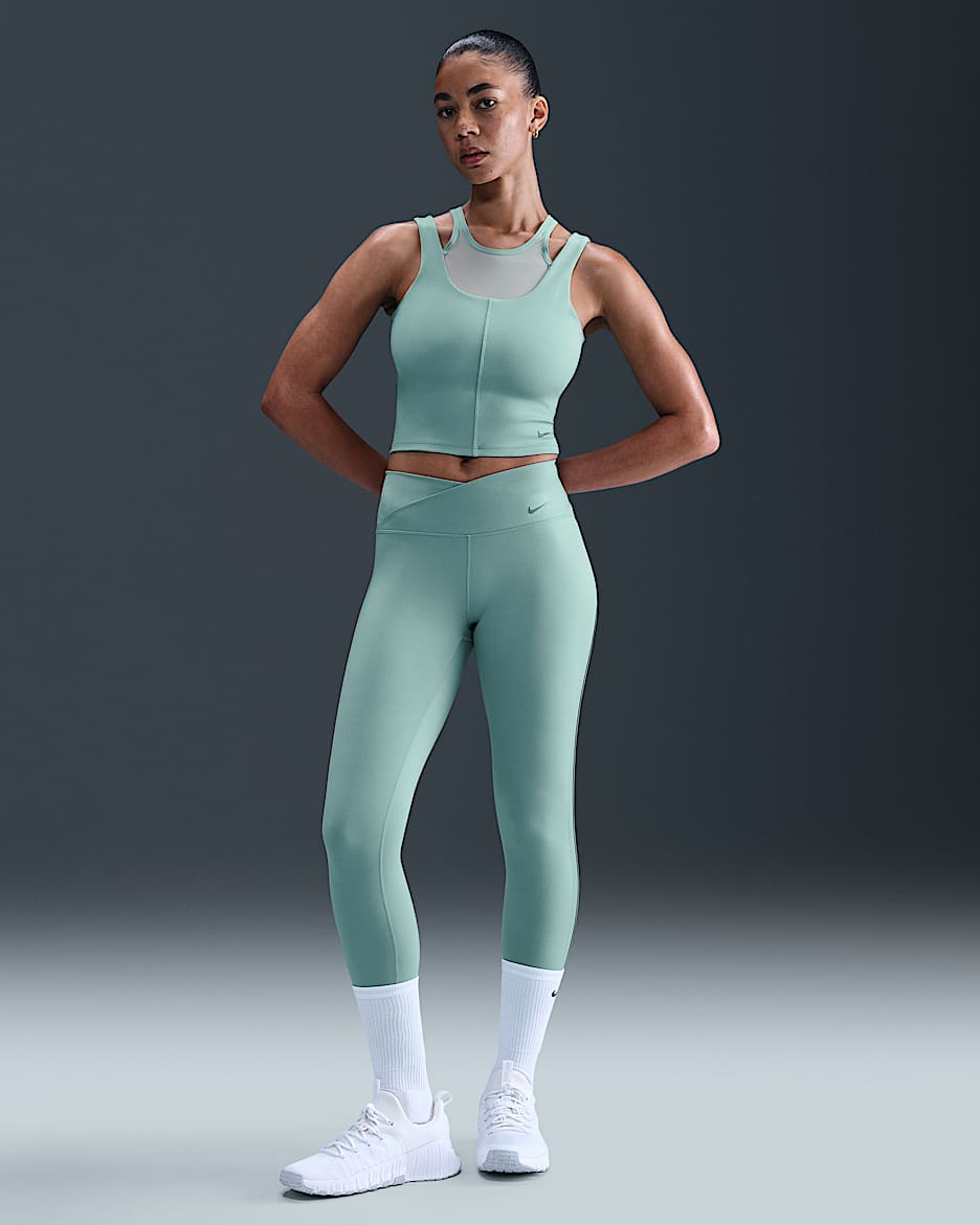 Nike One 7/8-legging met hoge taille voor dames - Cannon/Bicoastal