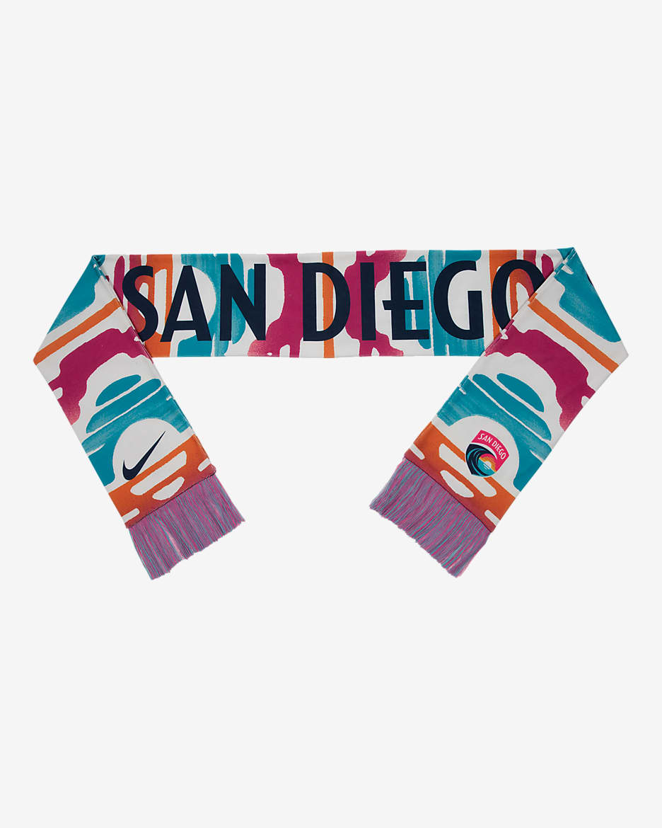 San Diego Wave FC Nike NWSL Scarf - Multi-Color Print