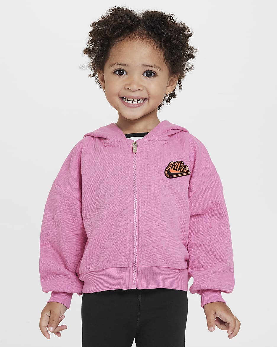 Nike New Impressions Toddler Full-Zip Hoodie - Magic Flamingo