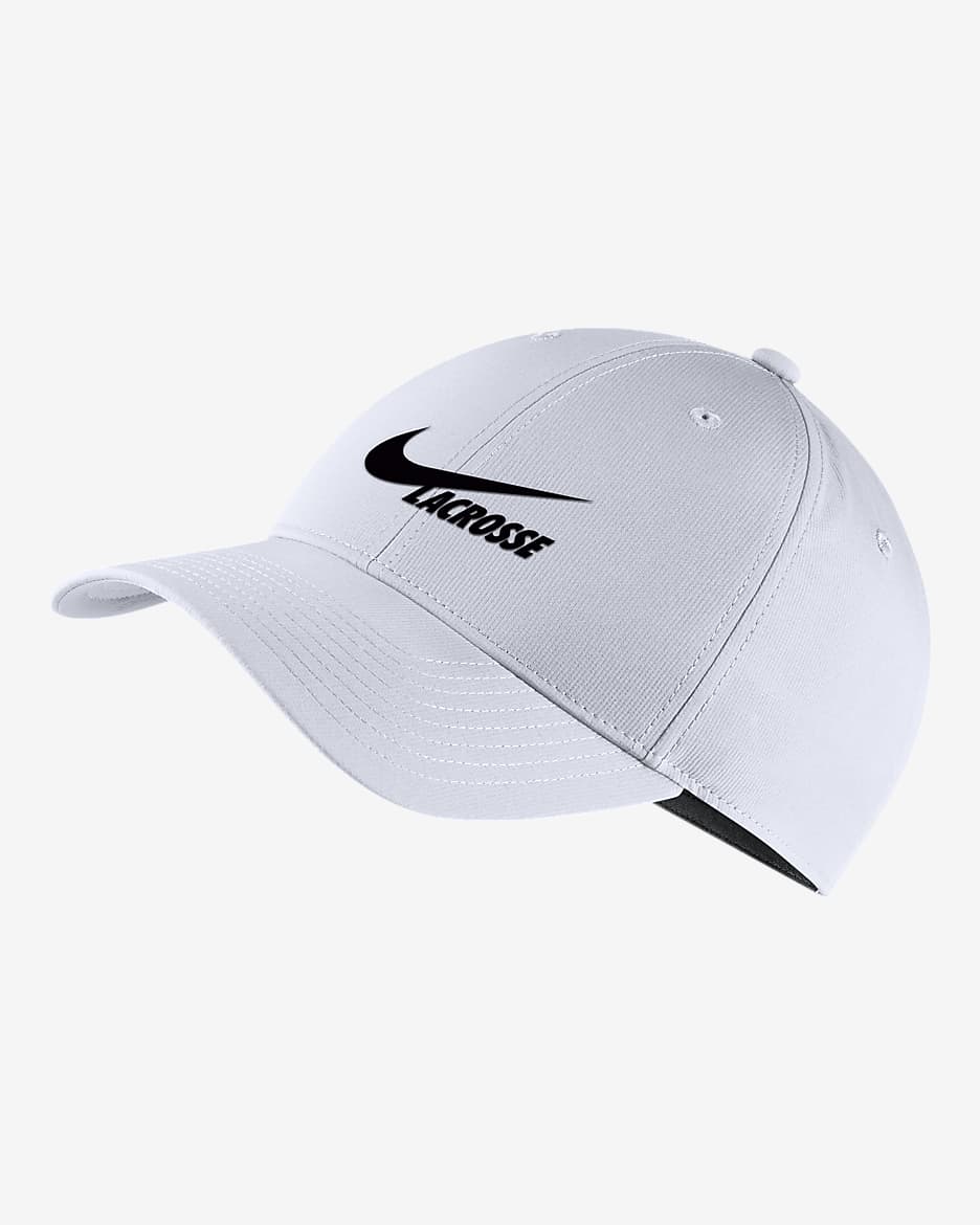 Nike Swoosh Legacy91 Lacrosse Cap - White