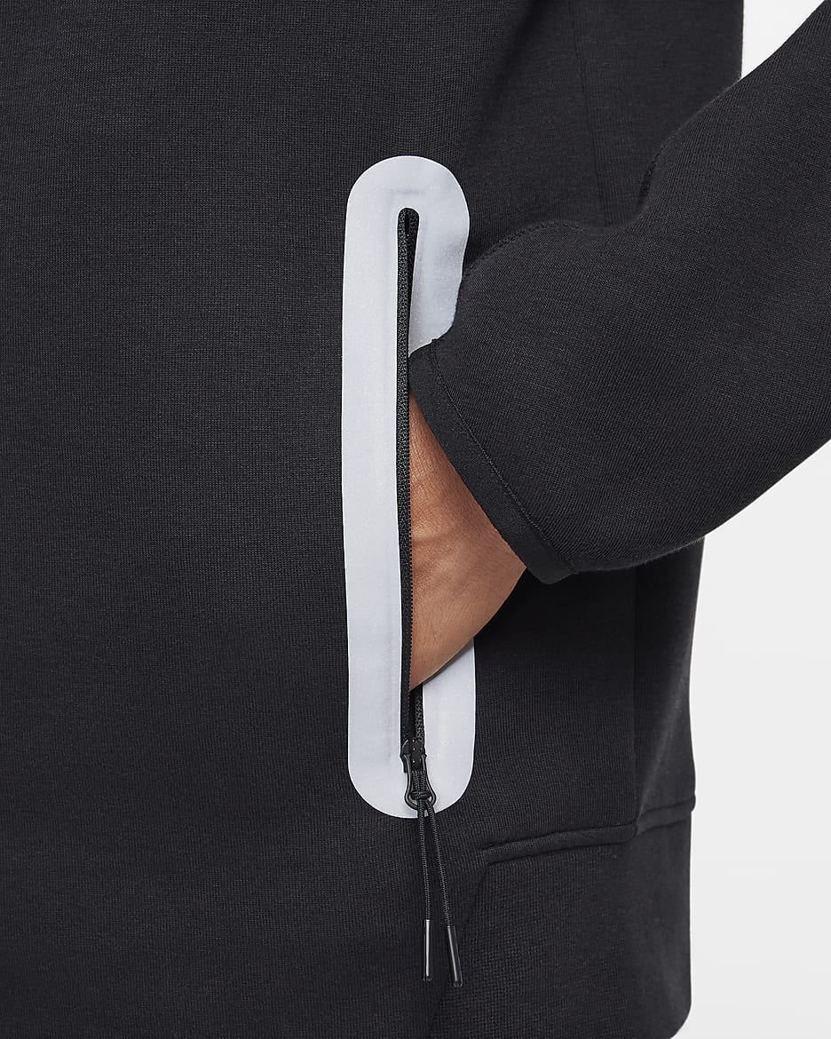 Nike Tech Windrunner Men's Fleece Full-Zip Jacket - Black