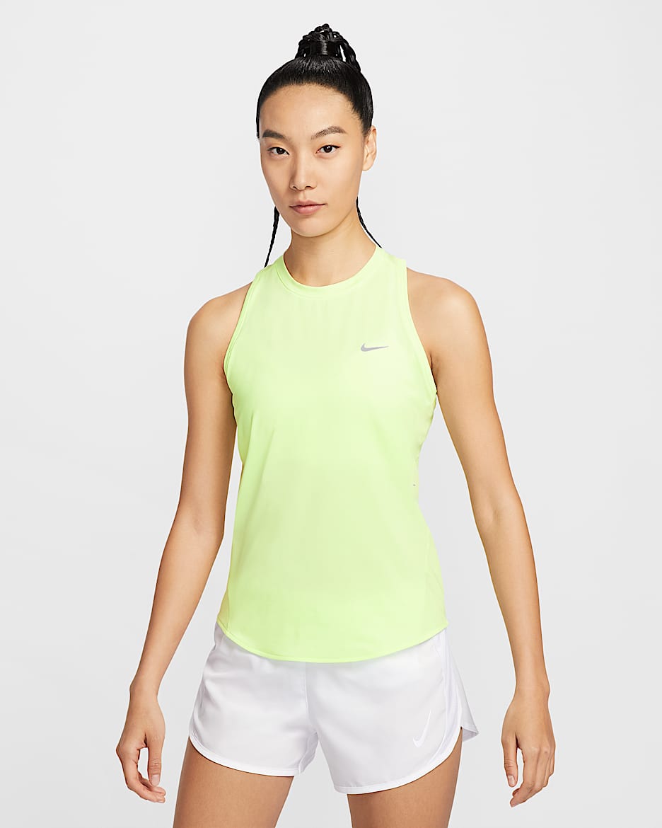 Nike Swift Women's Dri-FIT Running Tank Top - Barely Volt
