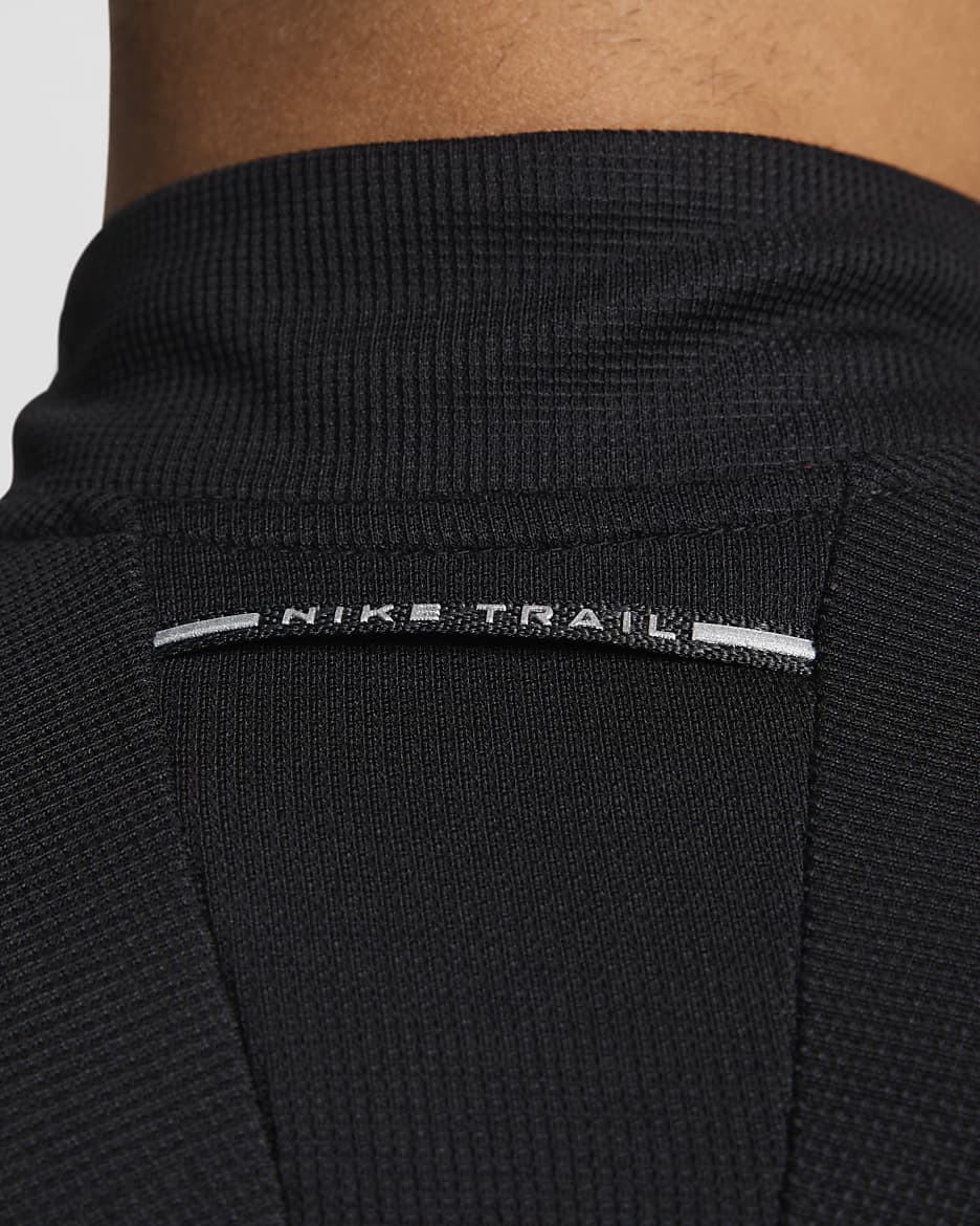 Nike Trail Capa intermèdia amb mitja cremallera Dri-FIT - Home - Negre/Summit White