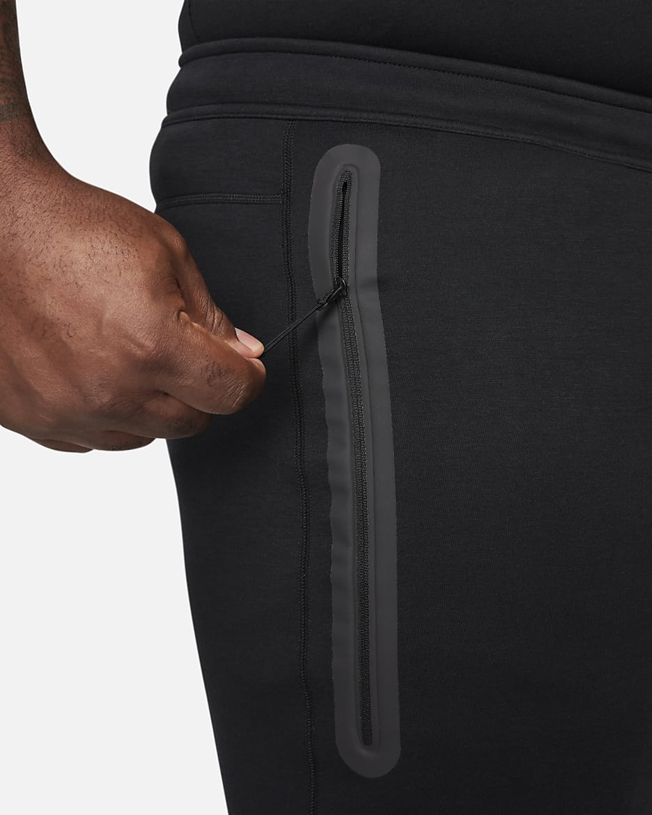 Nike Sportswear Tech Fleece férfi szabadidőnadrág - Fekete/Fekete