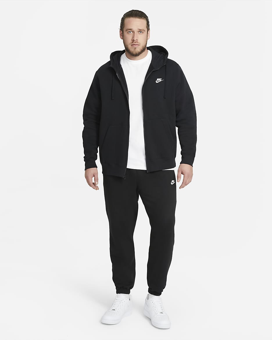 Nike Sportswear Club Fleece Men's Trousers - Black/Black/White