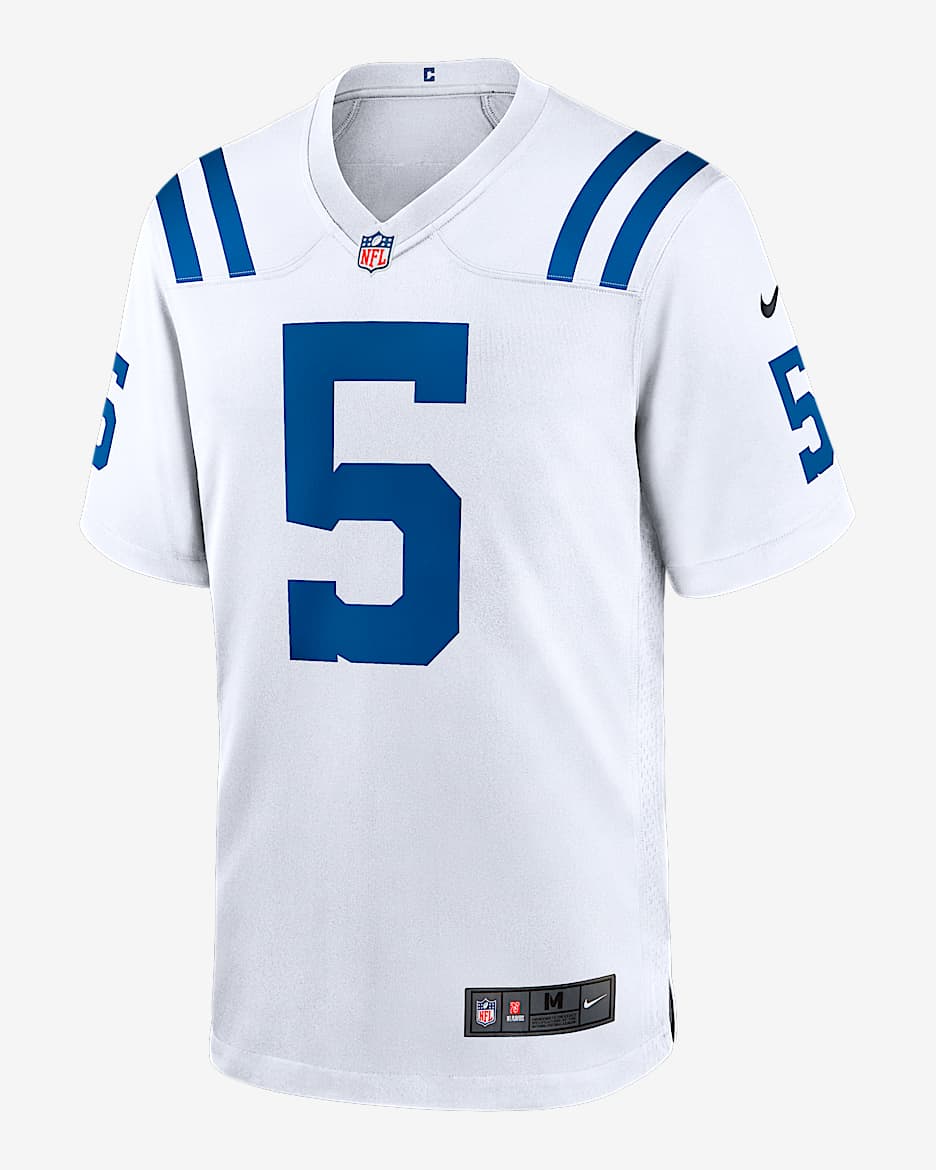Jersey Nike de la NFL Game para hombre Anthony Richardson Sr. Indianapolis Colts - Blanco