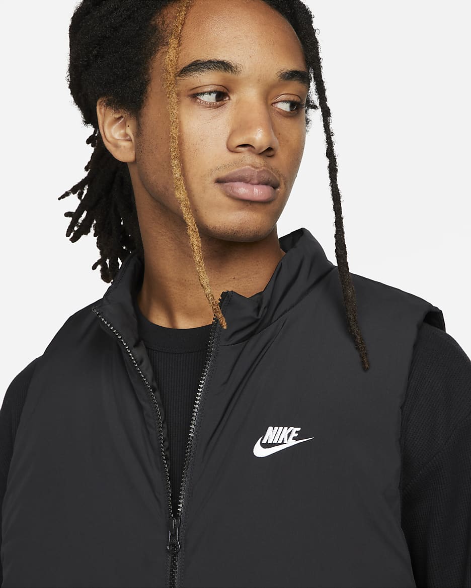 mens black gilet nike