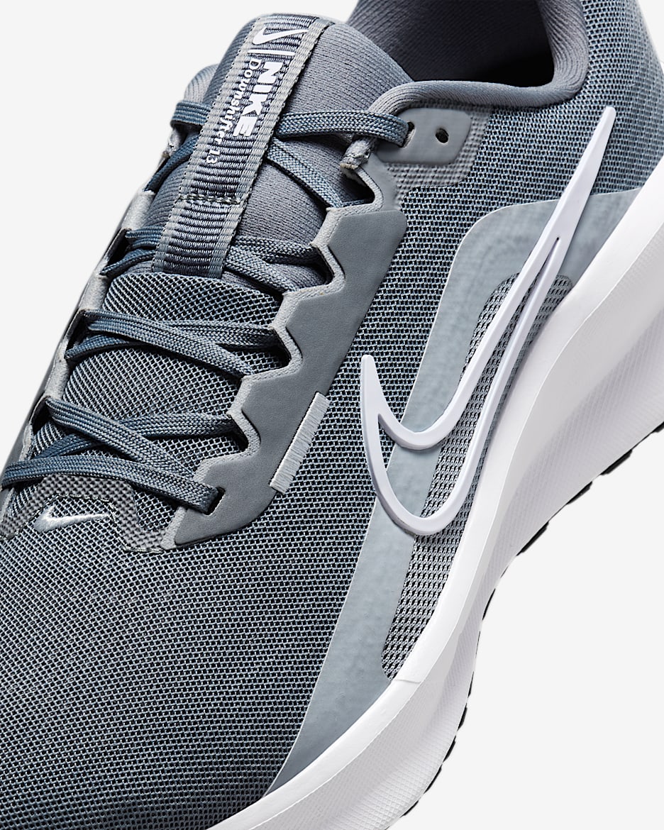 Nike Downshifter 13 Men's Road Running Shoes - Cool Grey/Wolf Grey/Pure Platinum/White