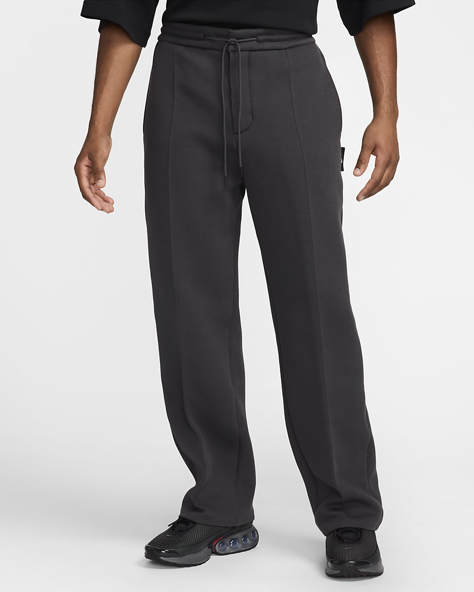 Pants de tejido Fleece entallados para hombre Nike Tech - Antracita/Antracita