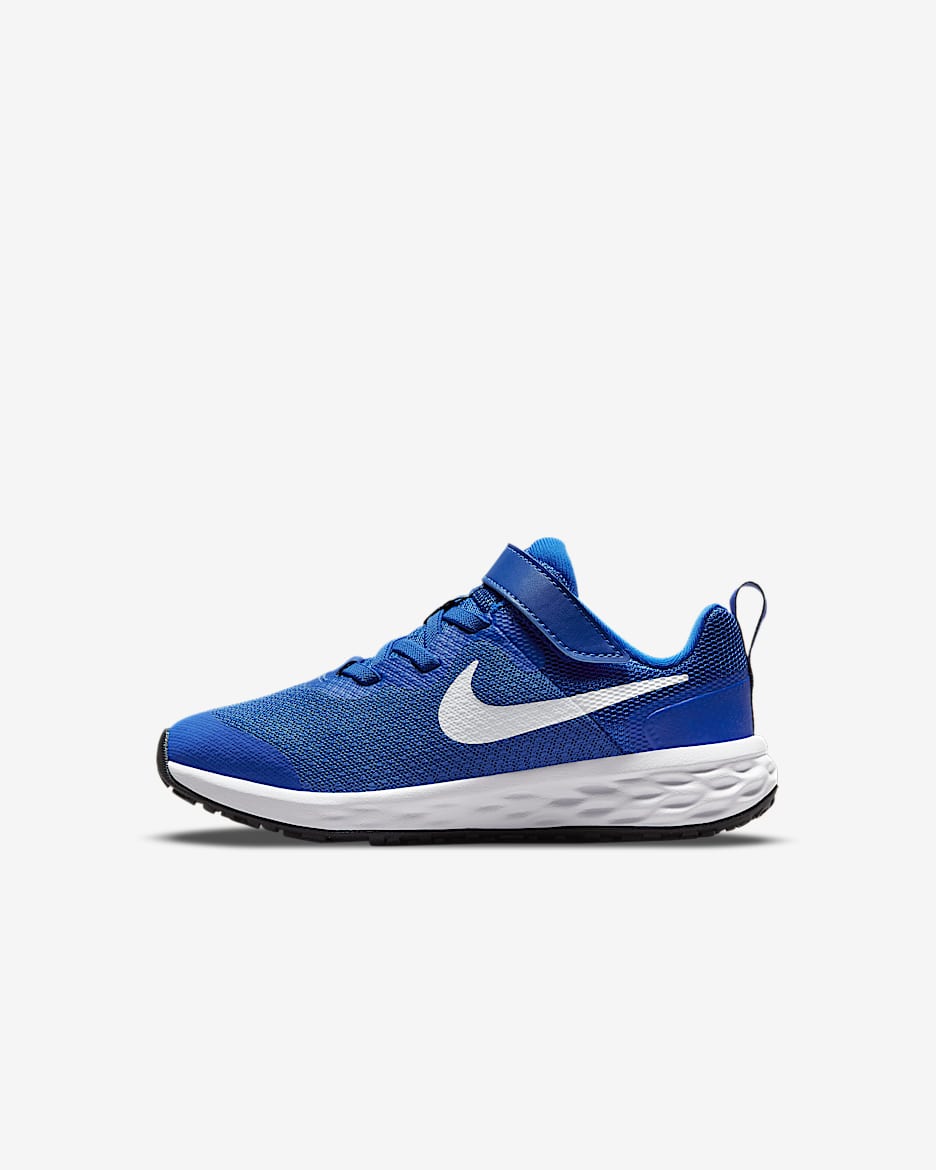 Nike Revolution 6 Little Kids' Shoes - Game Royal/Black/White