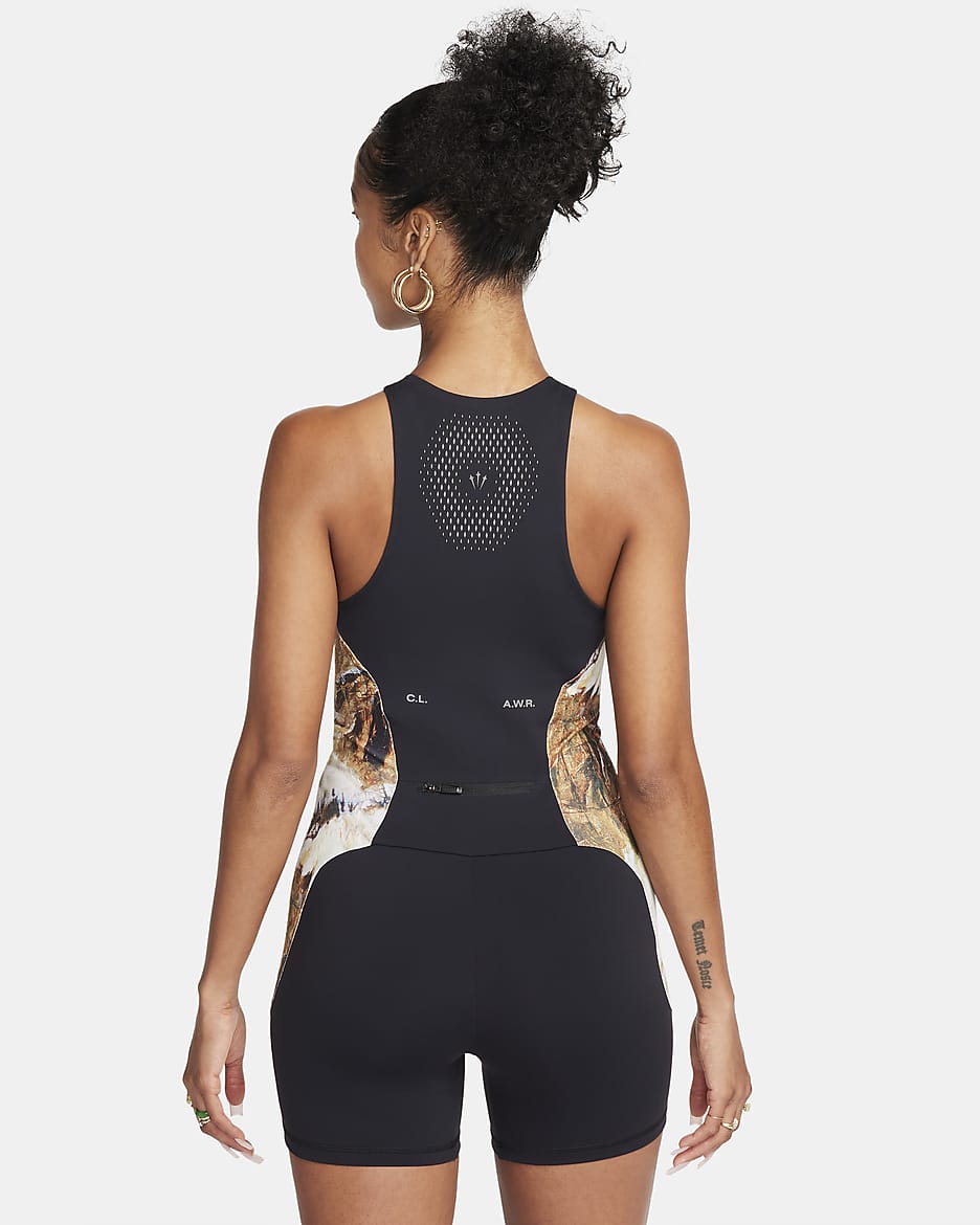 NOCTA Run Women's Leotard - Black/Baroque Brown