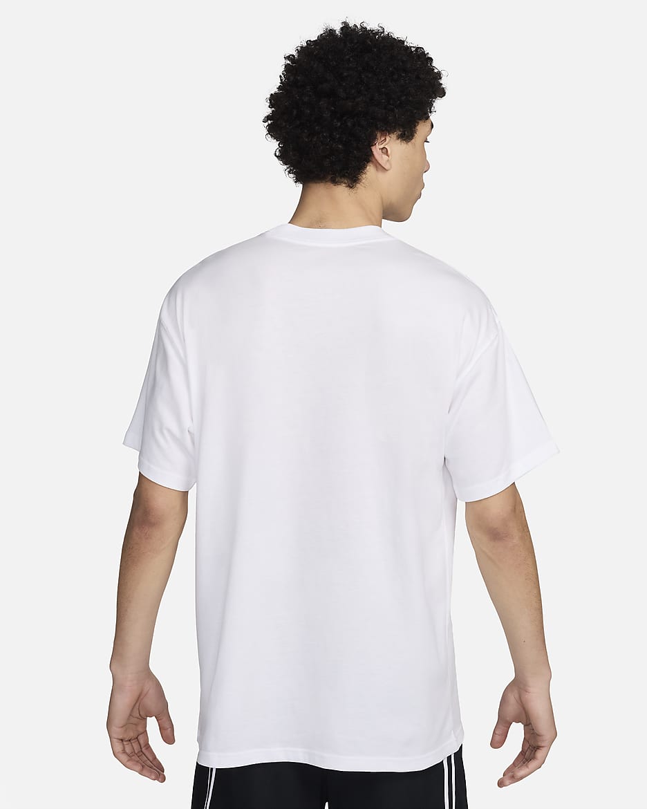 T-shirt de basket Max90 Nike pour homme - Blanc