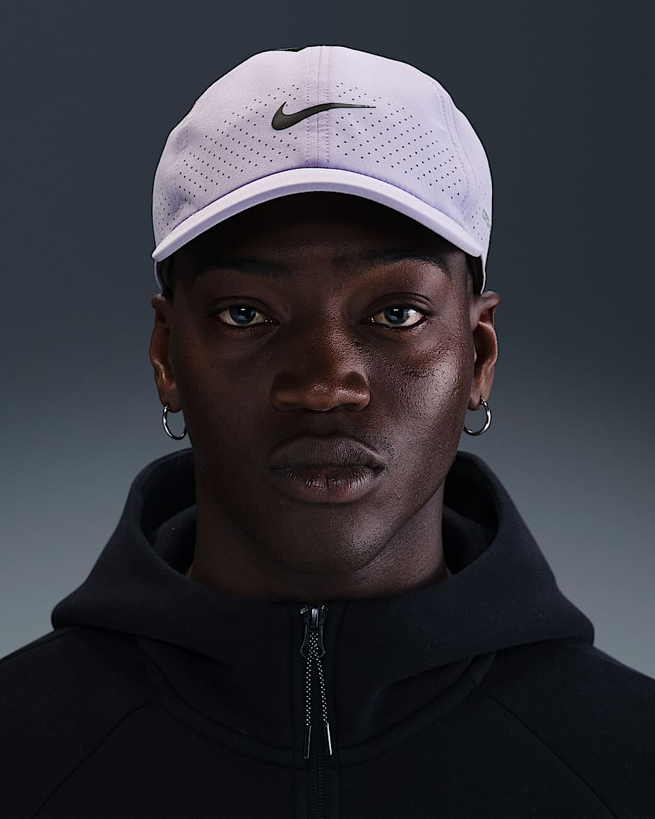 Gorra Swoosh desestructurada Nike Club - Hortensias/Hortensias