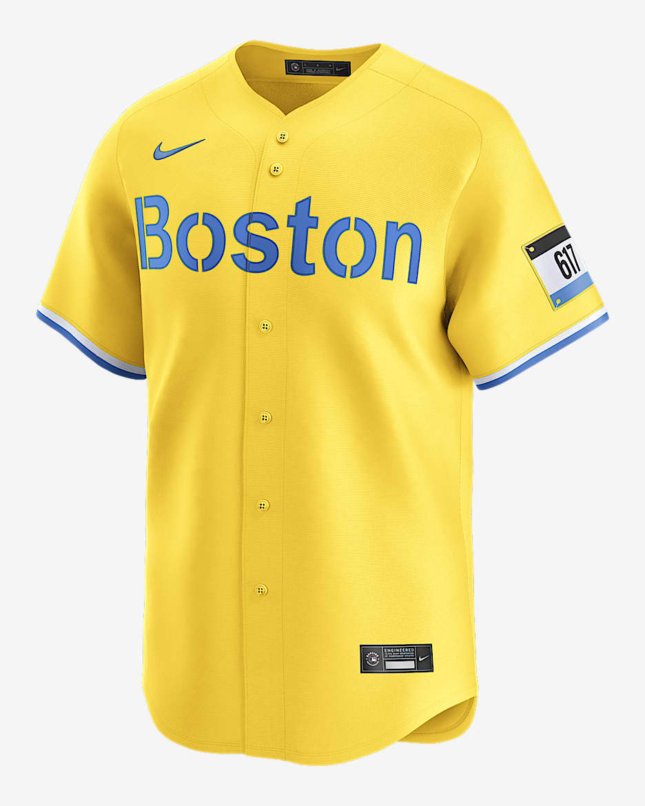 Roman Anthony Boston Red Sox Men's Nike Dri-FIT MLB Limited Jersey - Gold