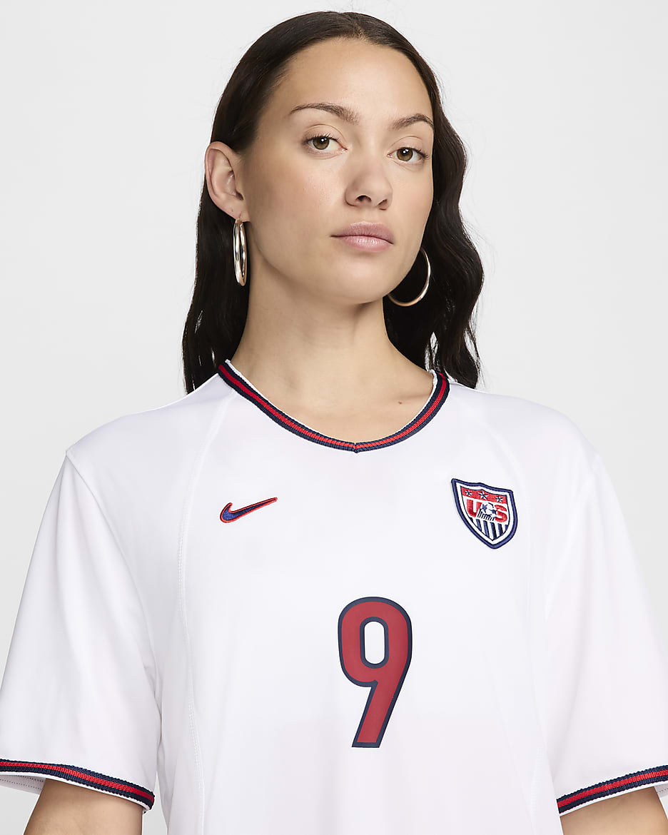 Mia Hamm USWNT 1999 Reissue Women's Nike Football Replica Shirt - White/Royal Blue