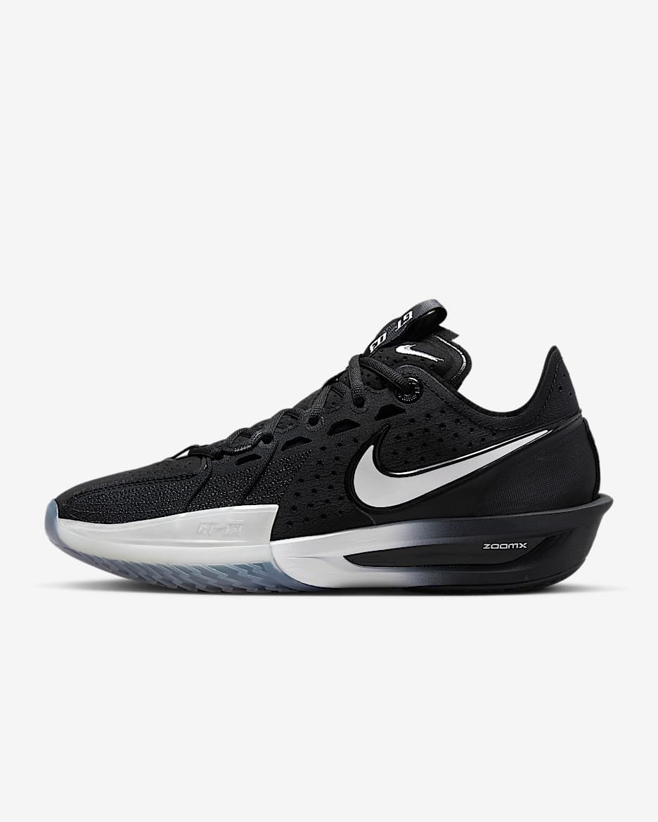 Tenis de básquetbol para mujer Nike G.T. Cut 3 - Negro/Gris hierro/Gris humo oscuro/Blanco