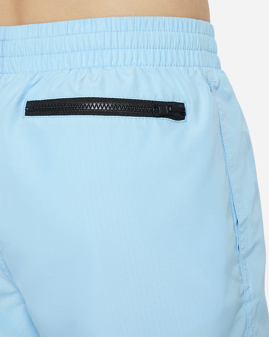 Shorts de vóleibol de 15 cm para niño talla grande Nike Swim Voyage - Azul acuario