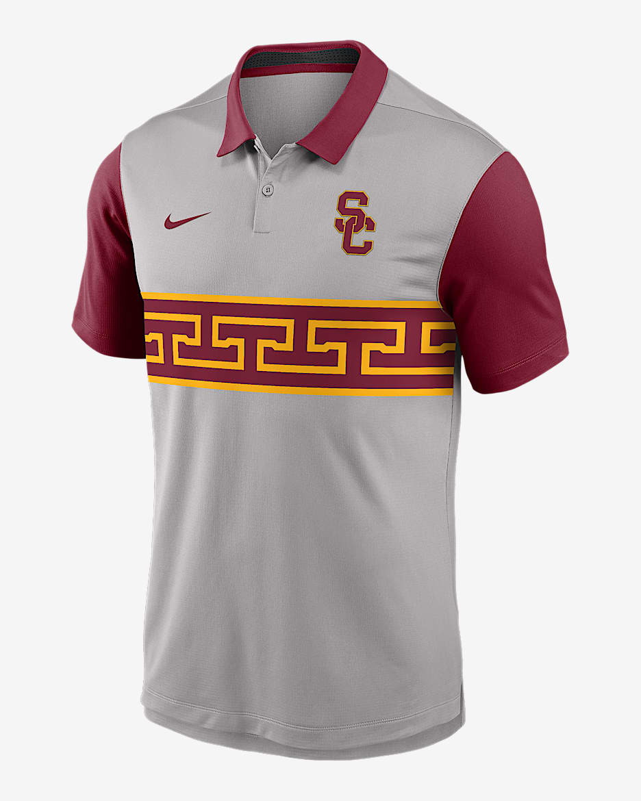 USC Vapor Men's Nike Dri-FIT College Polo - Grey