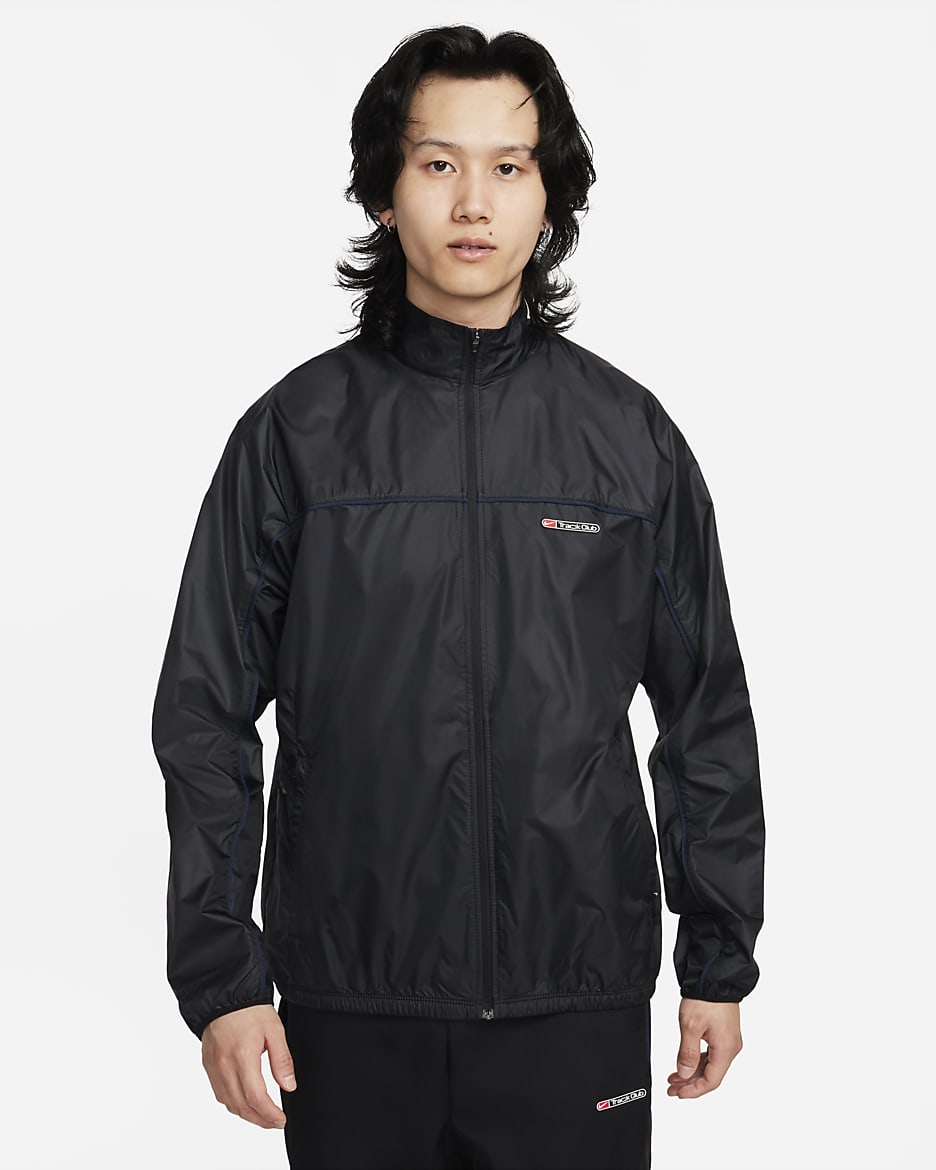ナイキ トラック クラブ メンズ Storm-FIT ランニングジャケット - ブラック/ミッドナイトネイビー/サミットホワイト