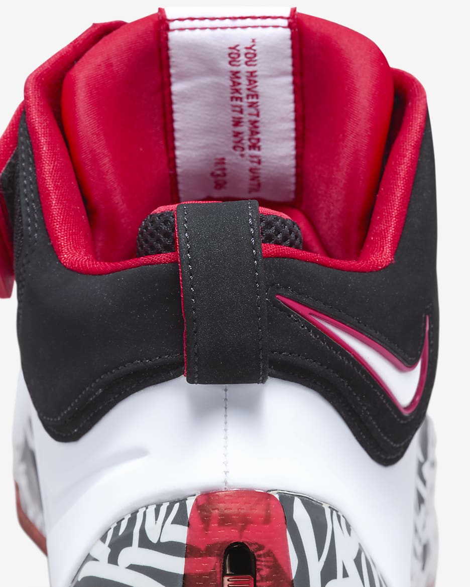 Nike Zoom LeBron 4 Men's Shoes - White/Black/University Red/White