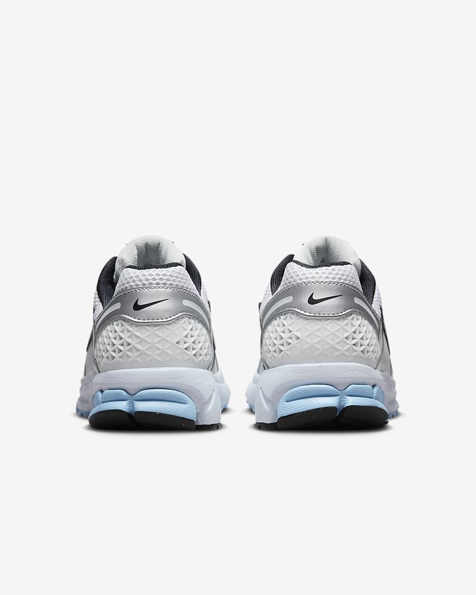 Buty damskie Nike Zoom Vomero 5 - Biel/Pure Platinum/Blue Tint/Metallic Silver