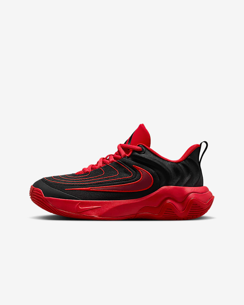Giannis Immortality 4 Older Kids' Basketball Shoes - Black/University Red/Team Red