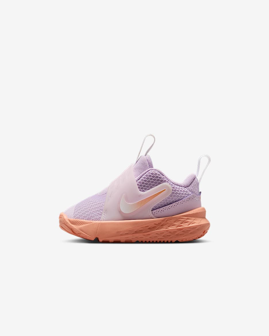 Nike Team Hustle D 12 Baby/Toddler Shoes - Doll/Pearl Pink/White/Apricot Agate