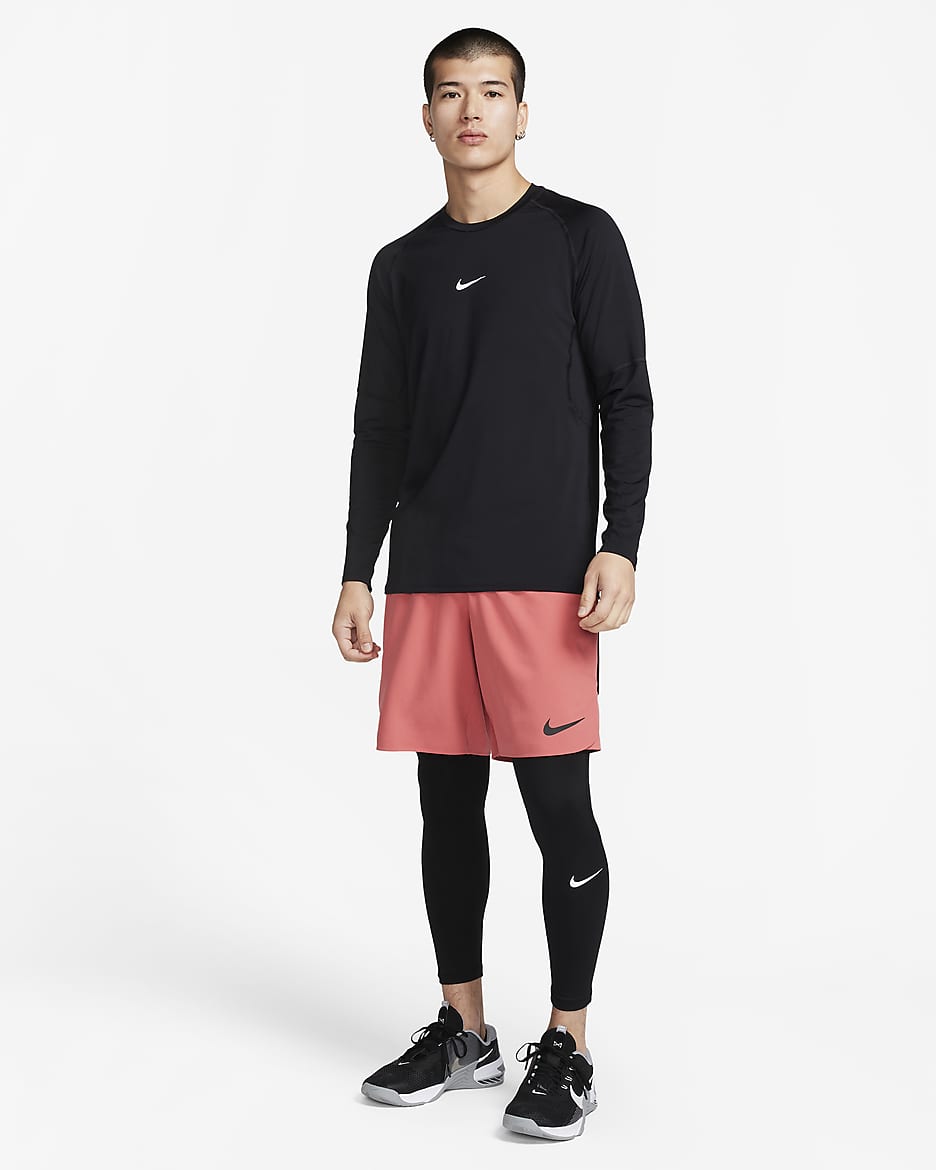 Nike Pro Warm Men's Tights - Black/White