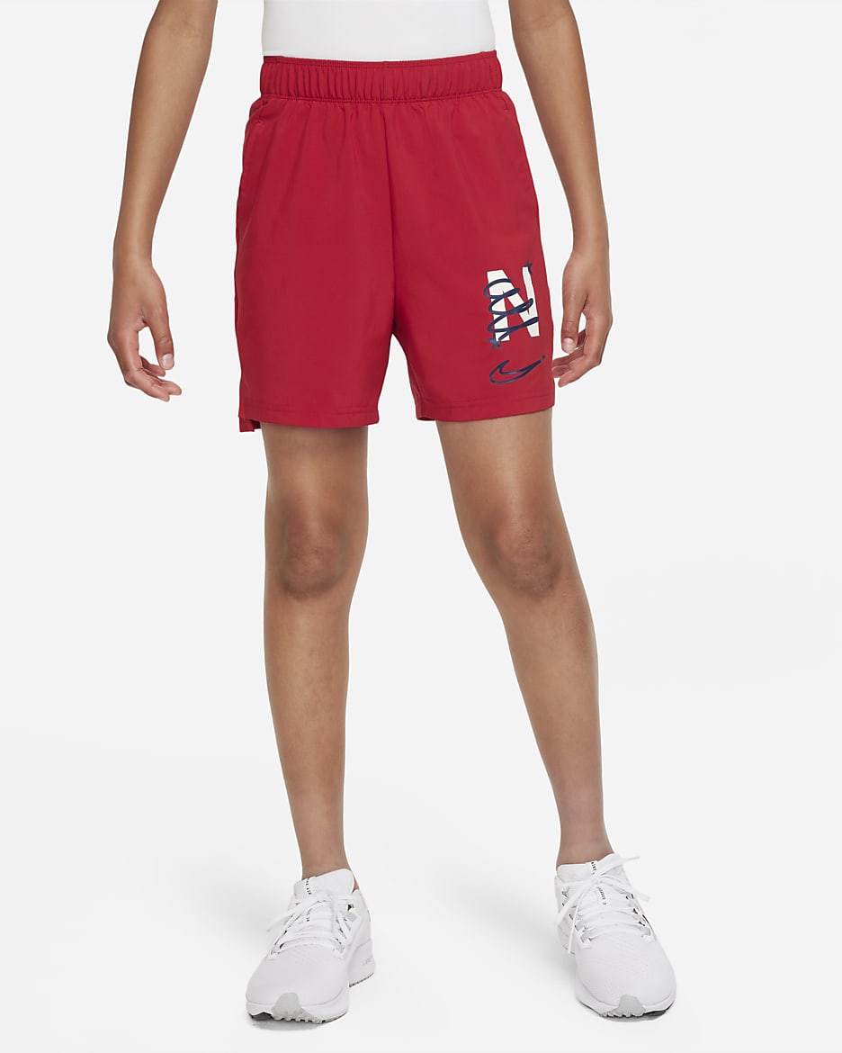 Nike Dri-FIT Performance Select Big Kids' (Boys') Shorts - Gym Red/Midnight Navy