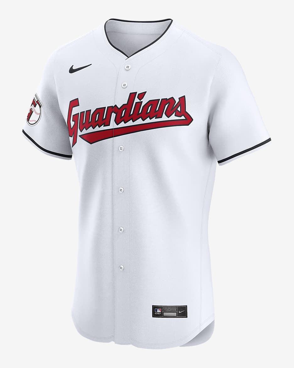 Cleveland Guardians Jersey Nike Dri-FIT ADV de la MLB Elite para hombre - Blanco